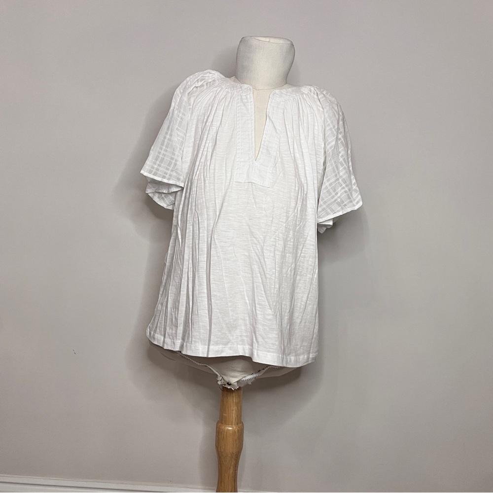 LOFT Light Gray Blouse